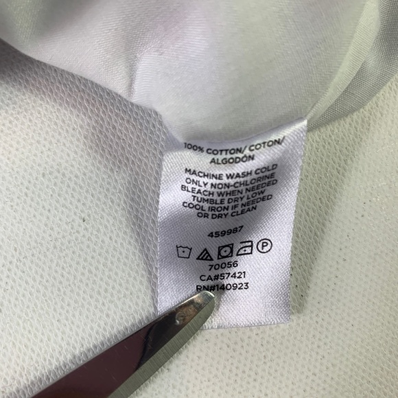 LOFT Womens Shorts Large Lined Embroidered Sun Dot Flat Front Casual Cotton - Picture 12 of 12